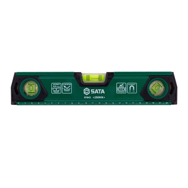Thước thủy có từ tính (nam châm) dài 10 inch SATA 91643