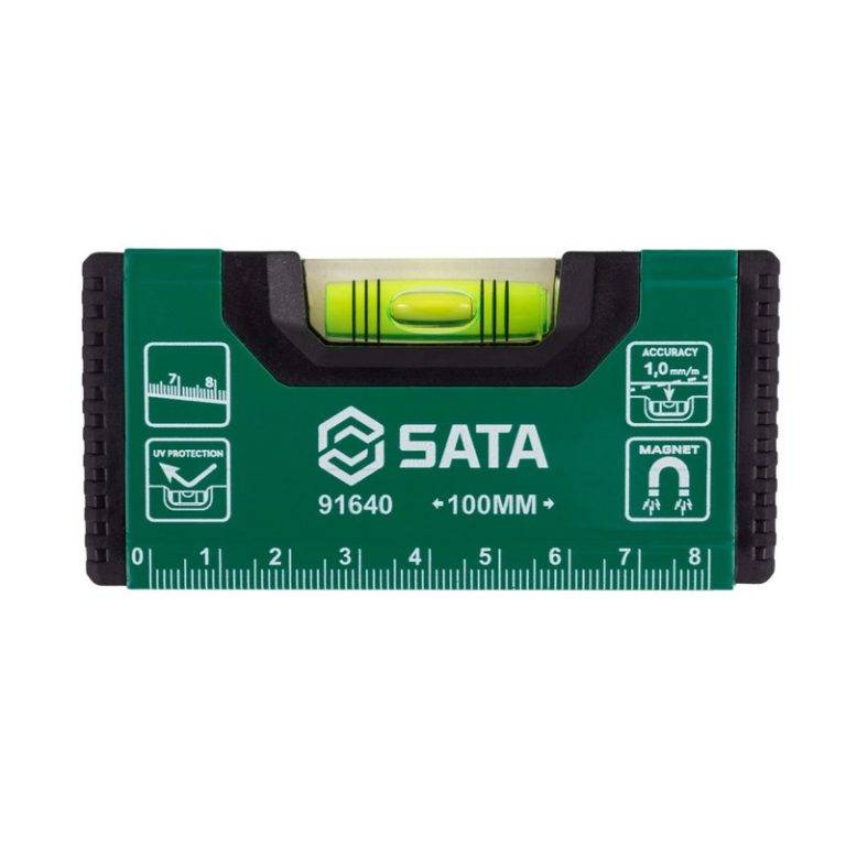 Thước thủy có từ tính (Magnetic Level) kích thước 4 inch (100mm) SATA 91640