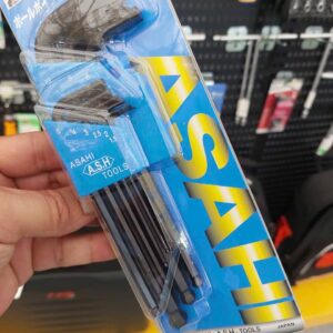 Bộ lục giác đầu bi loại dài 9 chi tiết (1.5 – 10mm) ASAHI APS-0990