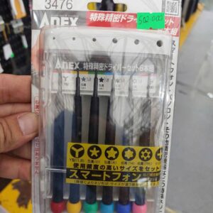 Bộ 6 tô vít sửa chữa điện tử ANEX No.3476