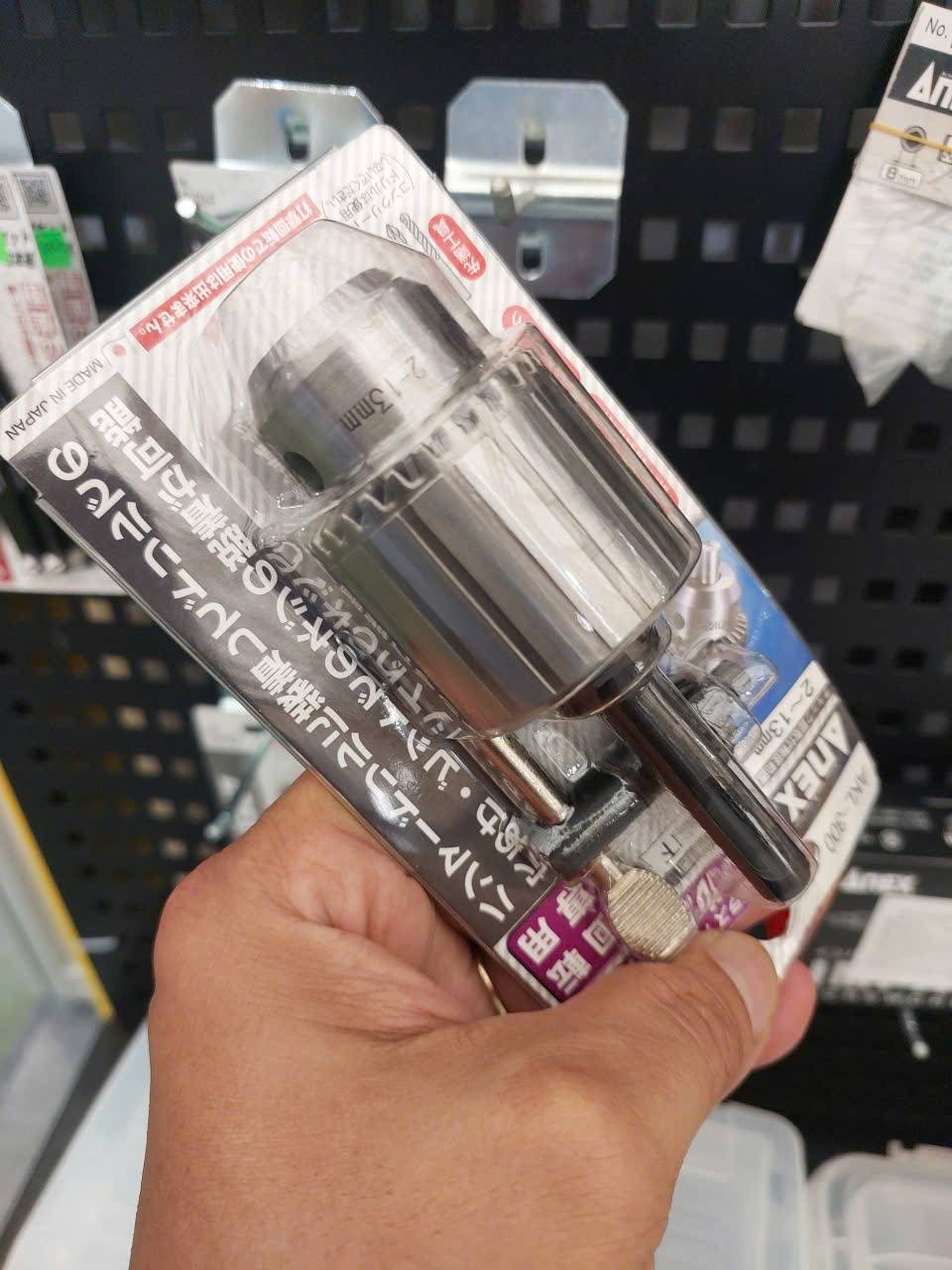 Đầu chuyển mũi khoan khóa có chìa (Drill Chuck) cao cấp ANEX AKL-300