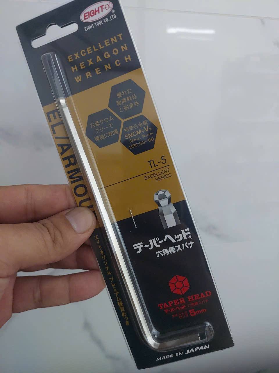 Lục giác đầu bi lẻ kích thước 5.0mm EIGHT TL-5P