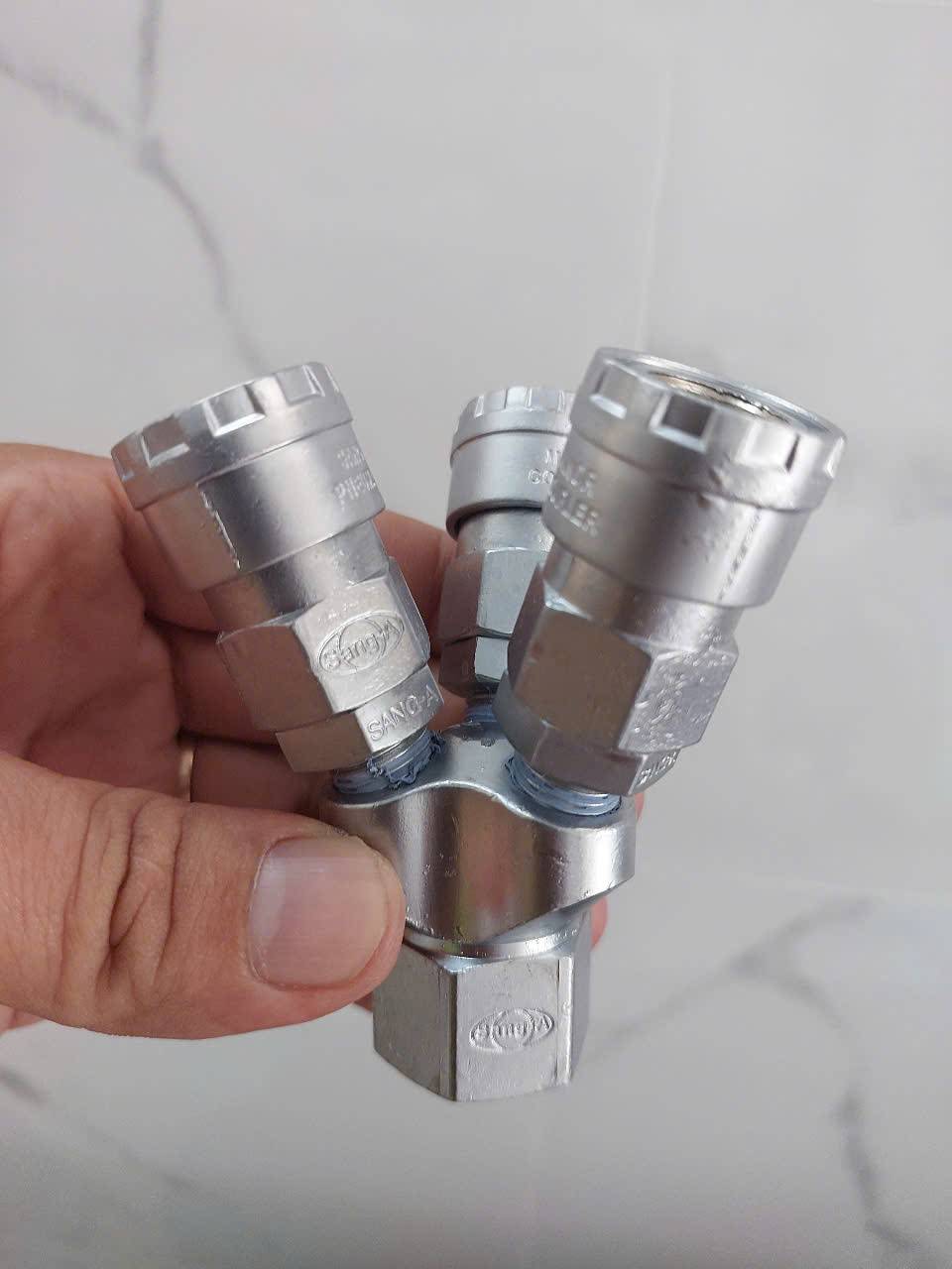 Đầu nối nhanh chia 3 đầu khí nén SANG A MLR22