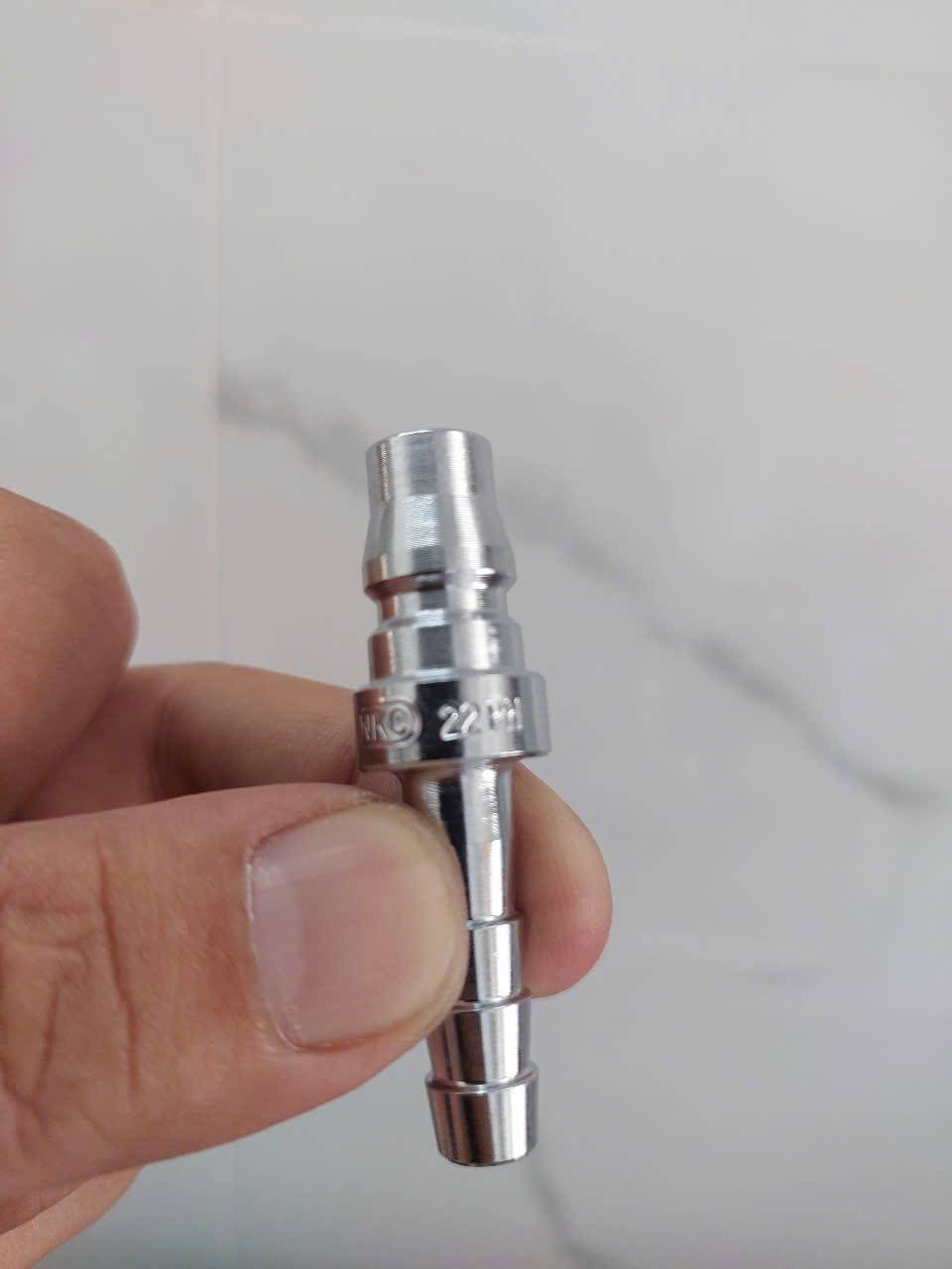 Đầu nối nhanh khí nén dạng đực (đuôi chuột) cao cấp NKC NL-22PH