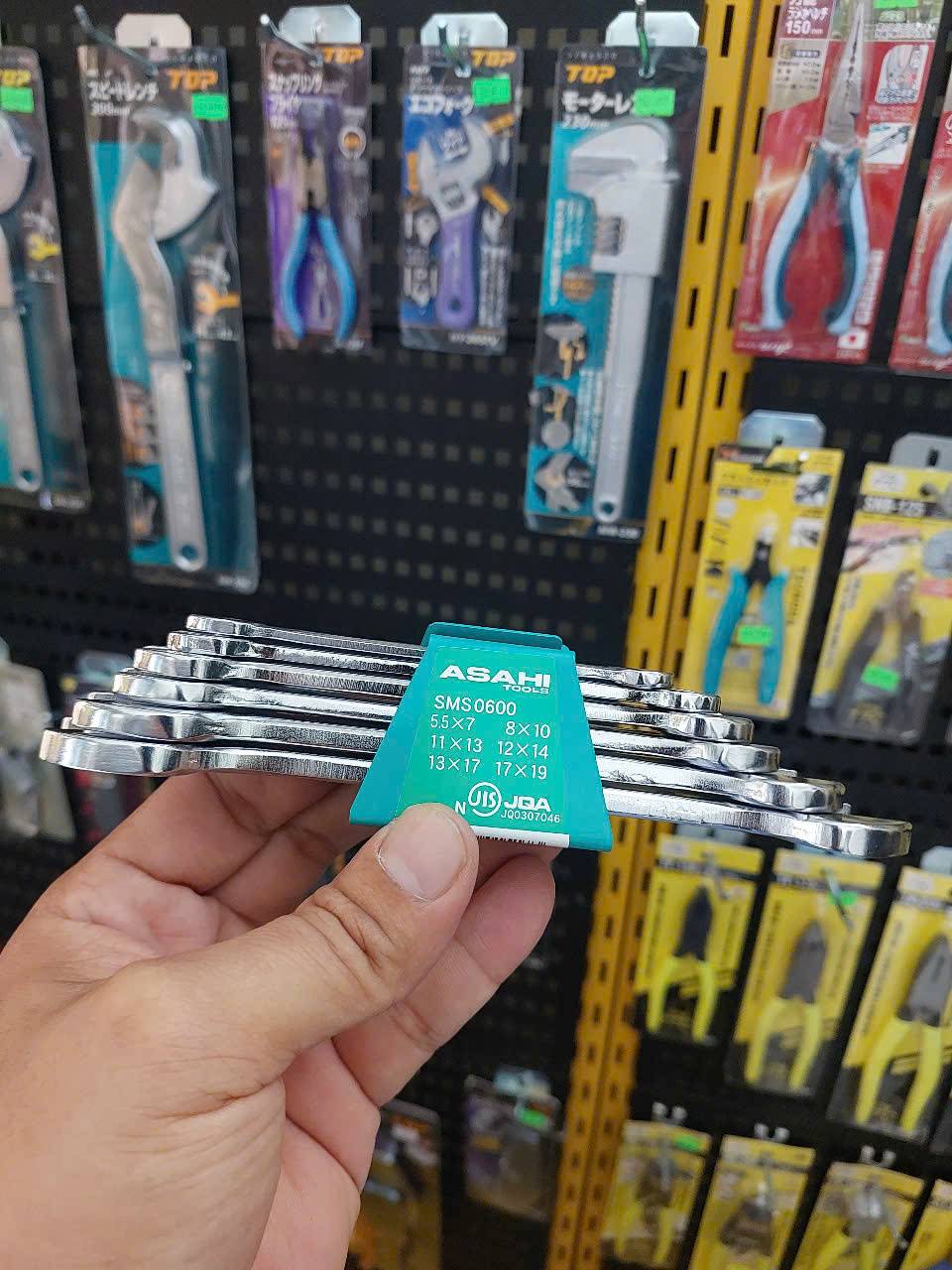 Bộ cờ lê 2 đầu miệng (6 chi tiết) cao cấp ASAHI SMS0600