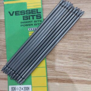 Bộ 10 mũi vít hai đầu (Driver Bit) chất lượng cao Vessel B36+2X200