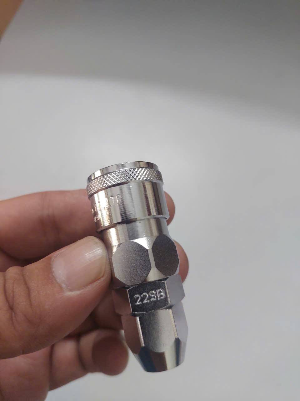 Đầu nối nhanh khí nén (khớp nối đai siết / bi cái) NKC NL-22SB