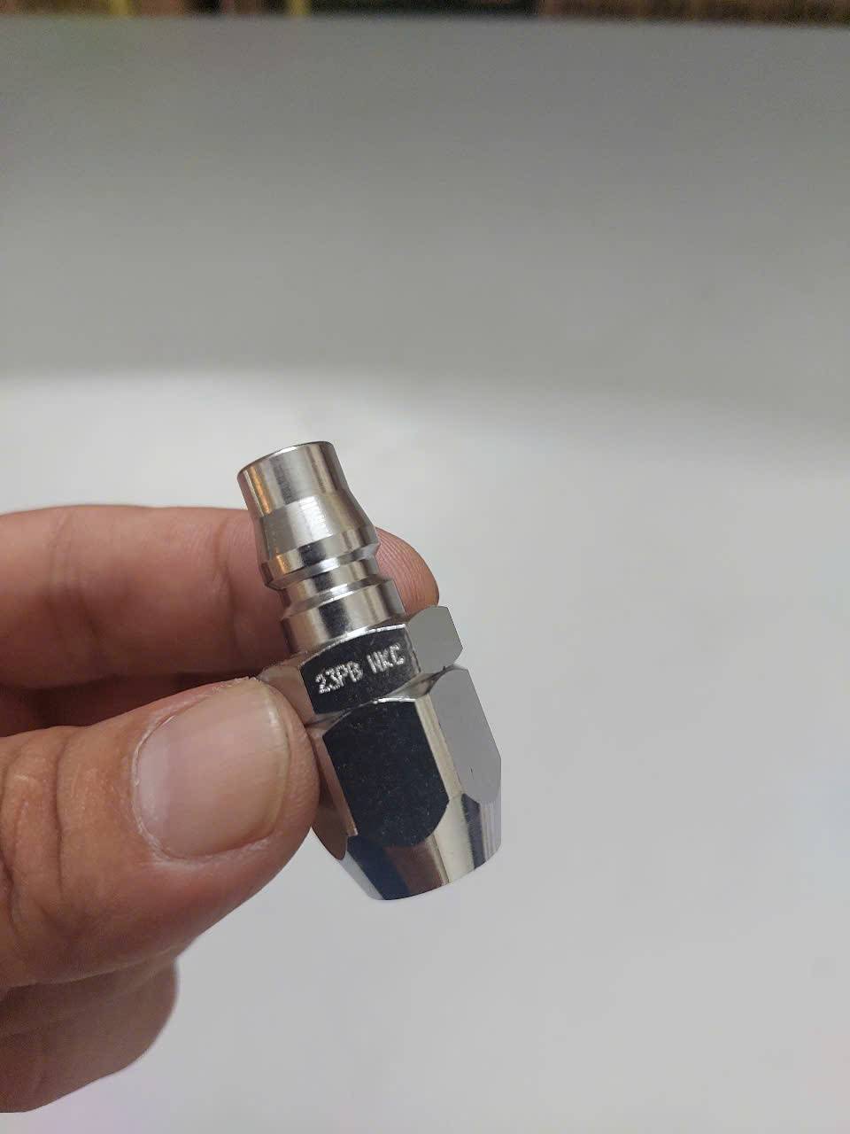 Đầu nối nhanh khí nén loại đực (kiểu đai siết / siết tán) kích thước 3/8 inch NKC NL-23PB