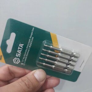 Bộ 5 mũi vặn vít đầu lục giác (Hex) kích thước 2.0mm x 50mm SATA 59351