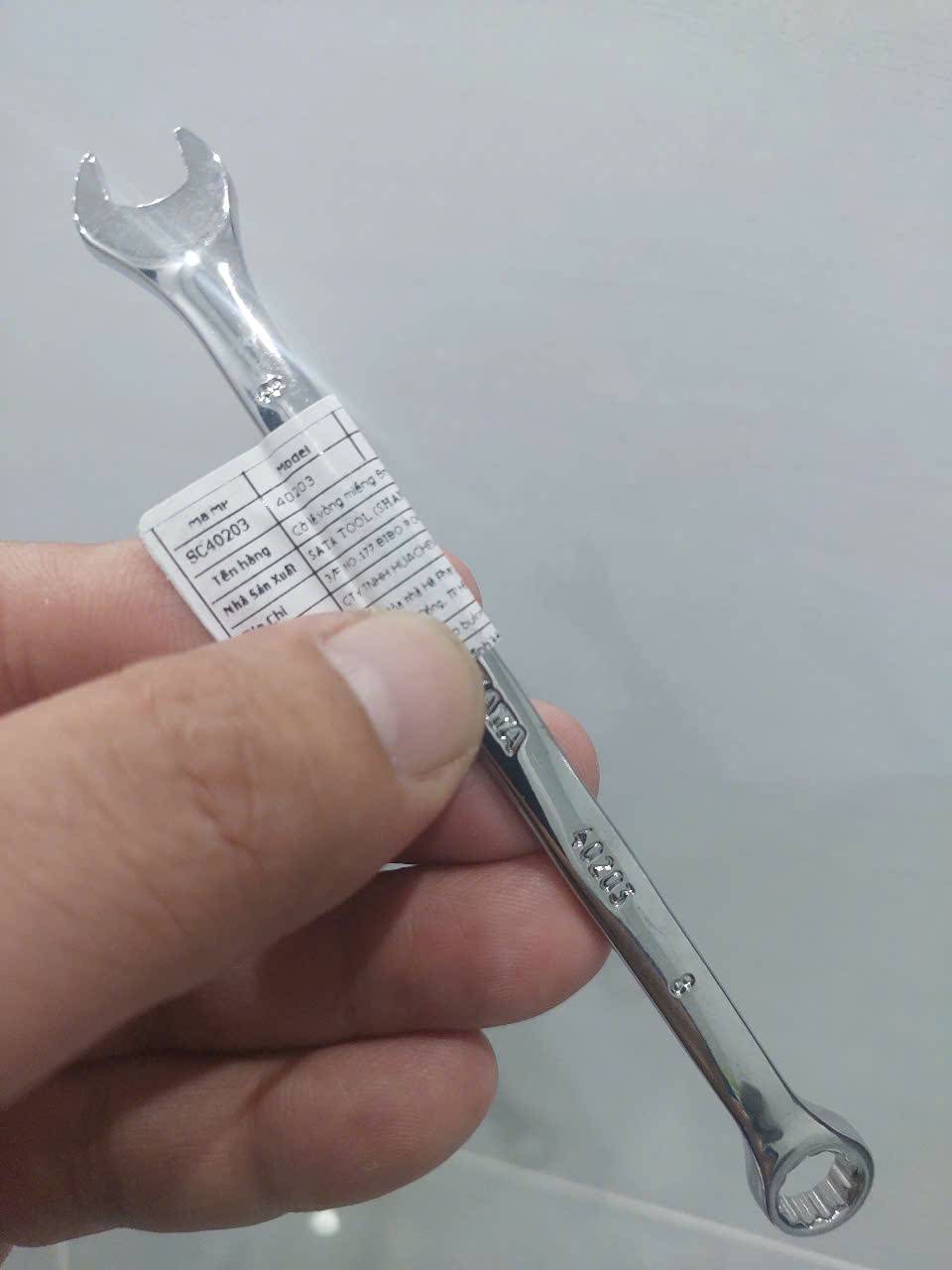 Cờ lê vòng miệng 8mm cao cấp SATA 40203
