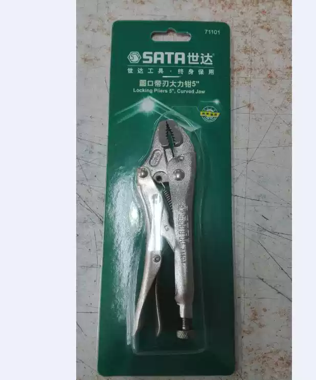 Kìm bấm chết mũi cong 5 inch SATA 71101