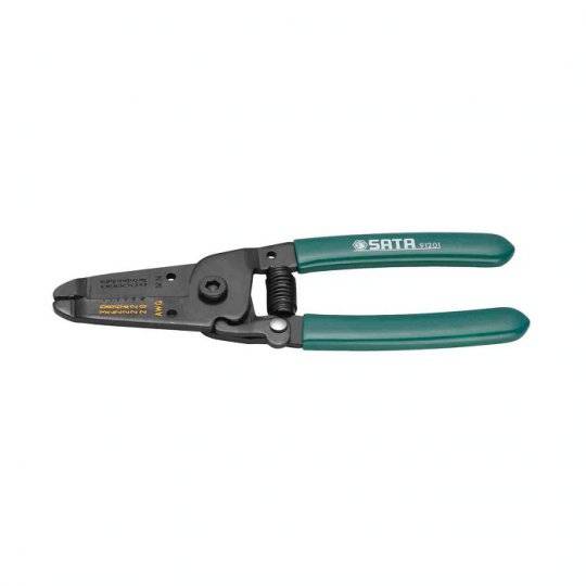Kìm cắt và tuốt dây điện cầm tay 6 inch (150mm) SATA 91201