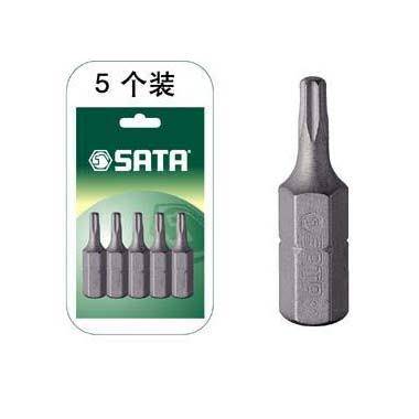 Bộ 5 đầu vít sao (Torx) T-30 x 25mm chuôi lục giác 1/4 inch SATA 59237