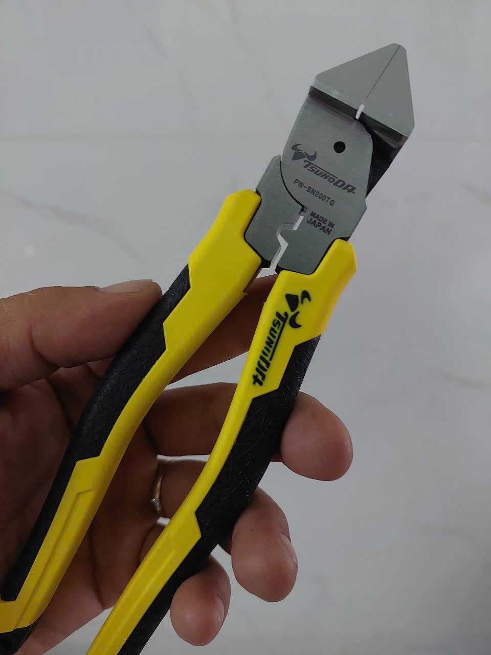Kìm cắt tác động mạnh 8 inch Tsunoda Japan PW-SN200TG