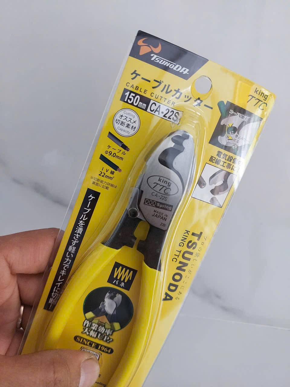 Kìm cắt cáp 150mm Tsunoda CA-22S