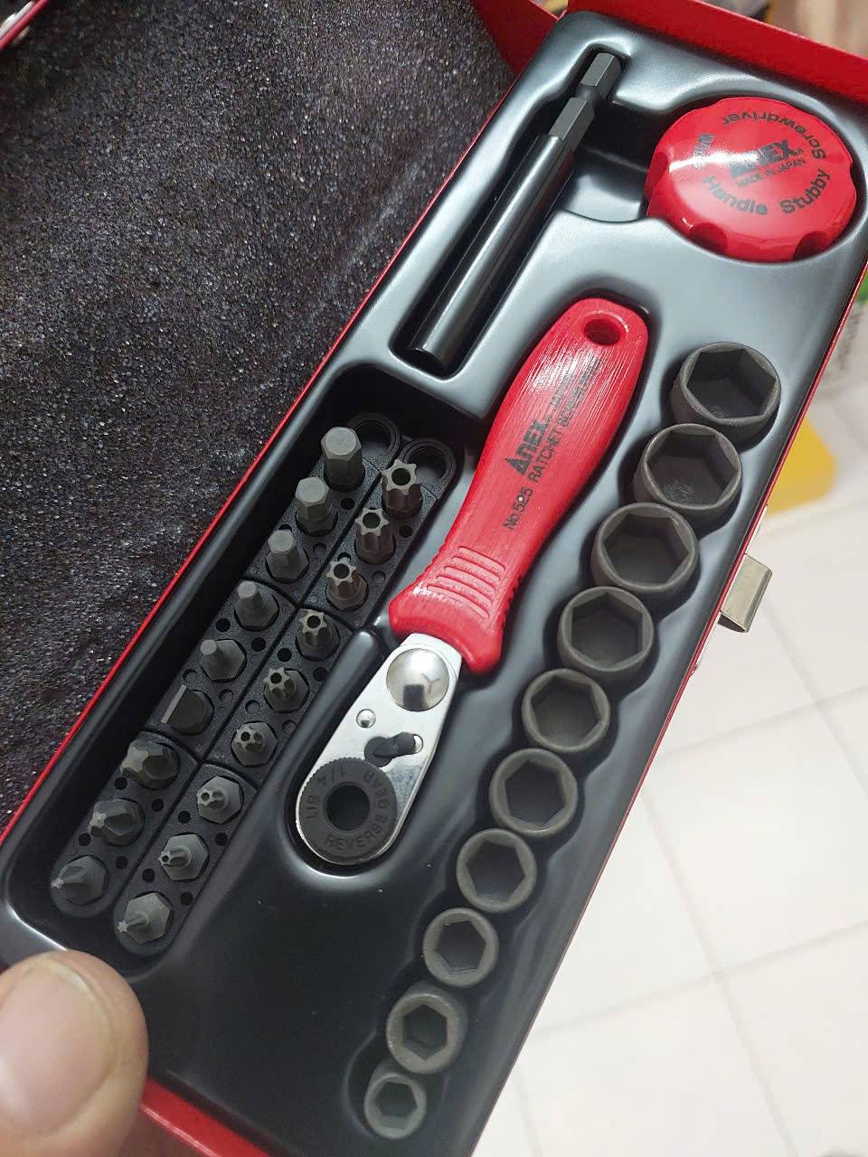 Bộ vặn ốc vít đa năng Anex No.525-28B