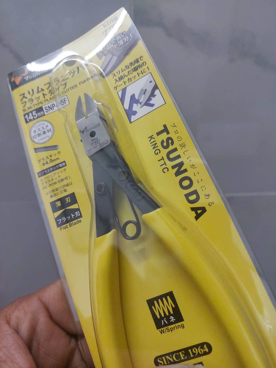 Kìm cắt nhựa lưỡi phẳng Tsunoda SNP-145F