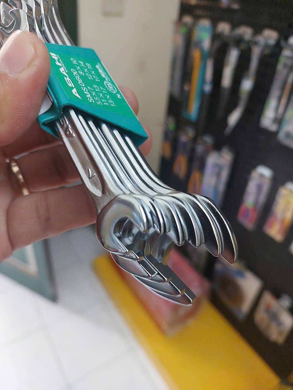 Bộ cờ lê 2 đầu miệng 6 chi tiết Asahi SMS0600