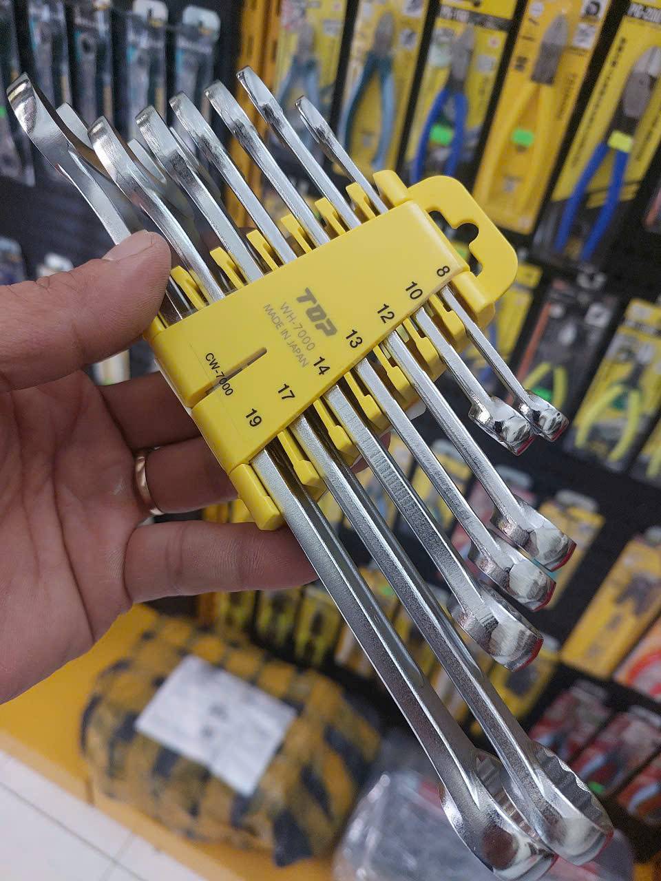 Bộ cờ lê vòng miệng cao cấp 7 chi tiết TOP Kogyo CW-7000