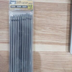 Vỉ 10 mũi vít 2 đầu bake (4 cạnh) có từ tính cao cấp ANEX AP-14M+2×200