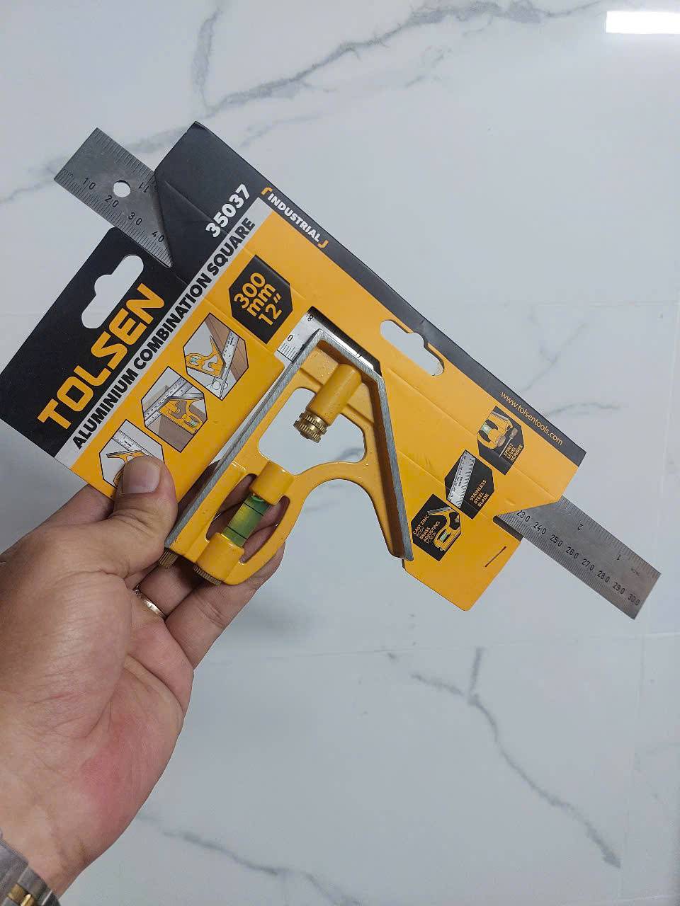 Thước góc thủy kết hợp công nghiệp Tolsen 35037