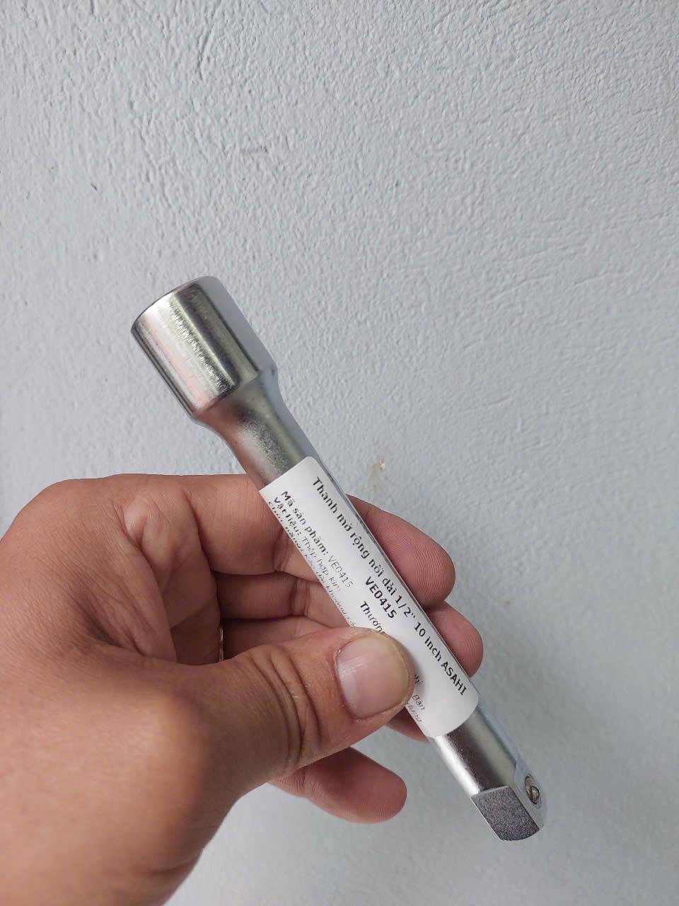 Thanh nối dài 1/2 inch (Extension Bar) cho đầu tuýp (đầu khẩu) ASAHI VE0415