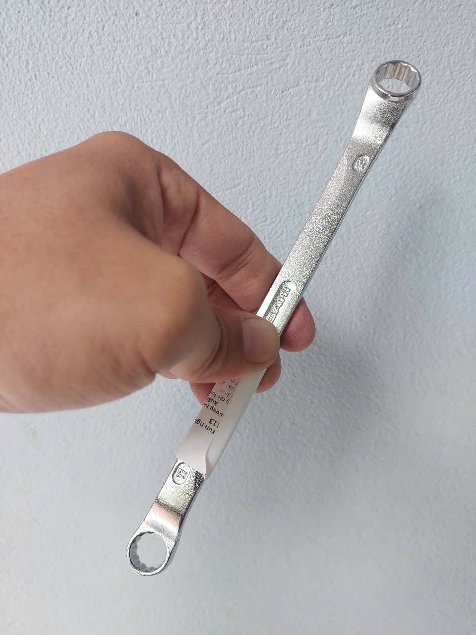 Cờ lê 2 đầu vòng nghiêng 45° × 7° cao cấp ASAHI OL1113