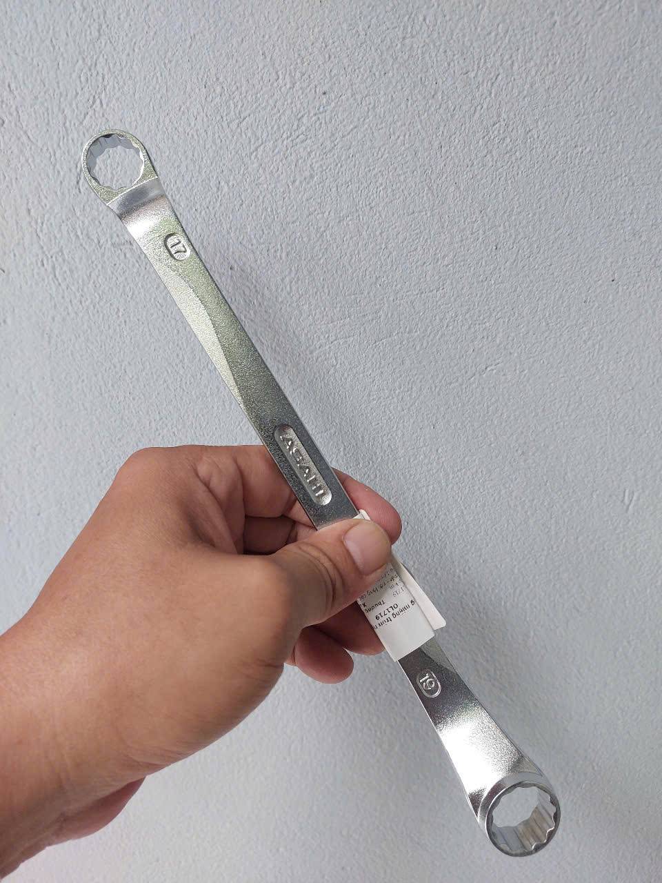 Cờ lê 2 đầu vòng (cờ lê tròng) kích thước 17 x 19 mm ASAHI OL1719