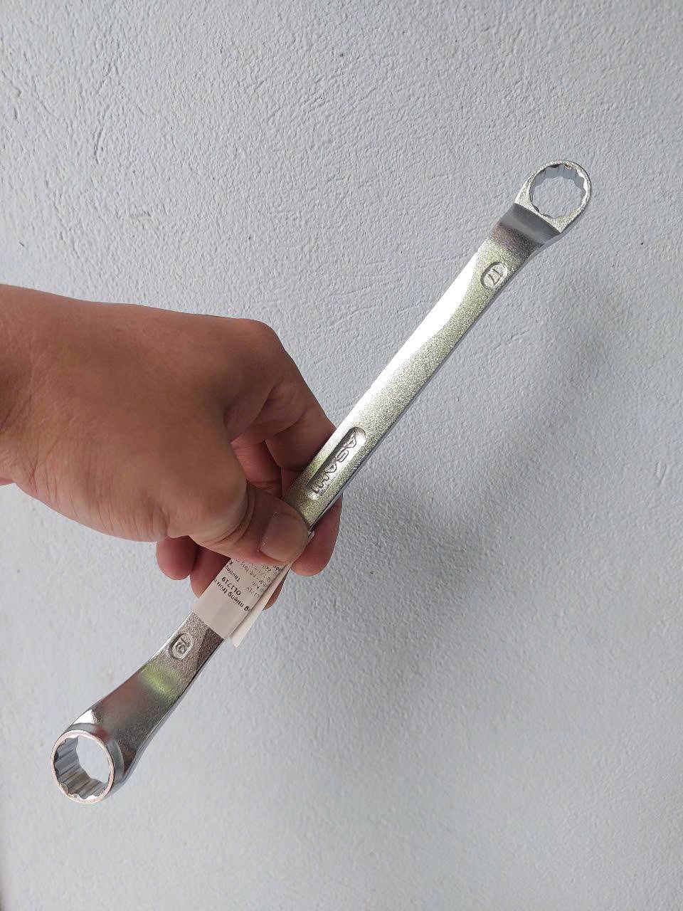 Cờ lê 2 đầu vòng (cờ lê tròng) kích thước 17 x 19 mm ASAHI OL1719