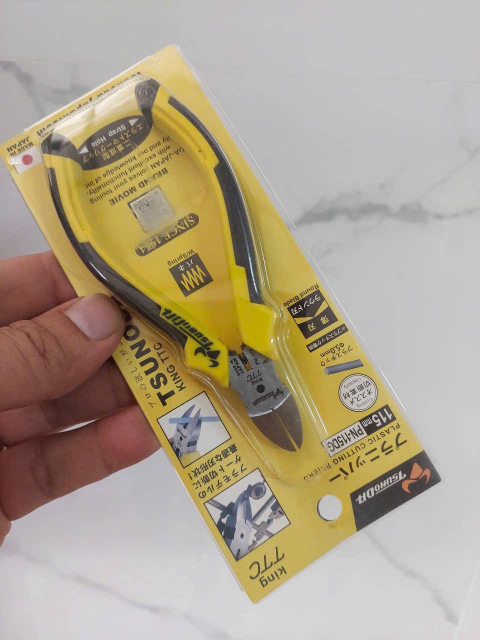 Kìm cắt nhựa mini cao cấp kích thước 115mm Tsunoda PN-115DG