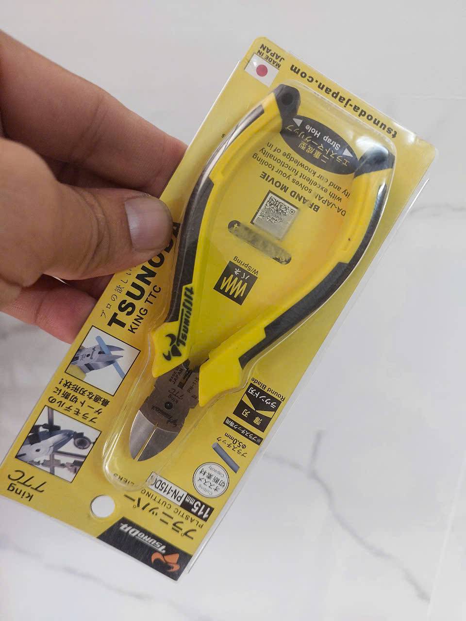 Kìm cắt nhựa mini cao cấp kích thước 115mm Tsunoda PN-115DG