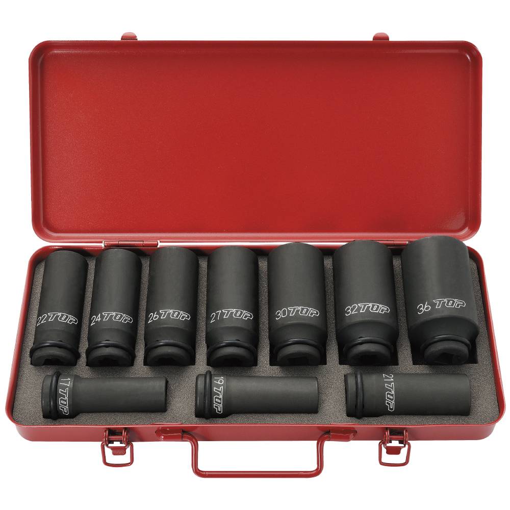 Bộ đầu tuýp siêu dài chuyên dụng cho máy siết cốt tác động TOP KOGYO PT-1736SLS